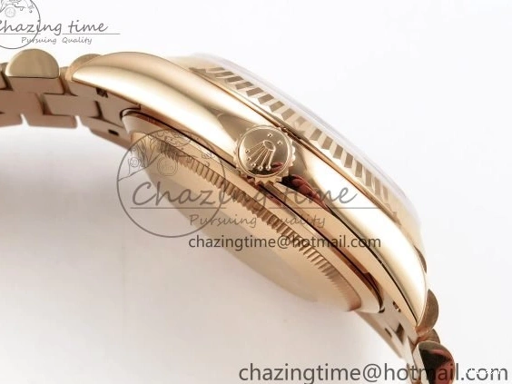 Day 1:1 Tiffany RAF Stone Edition on Best RG Blue RG Date A2836 Dial Bracelet Roman 36 0523